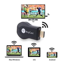 AnyCast M4 Plus беспроводной WiFi Дисплей донгл приемник 1080P HDMI медиа видео стример ТВ-карта DLNA Airplay Miracast для Android