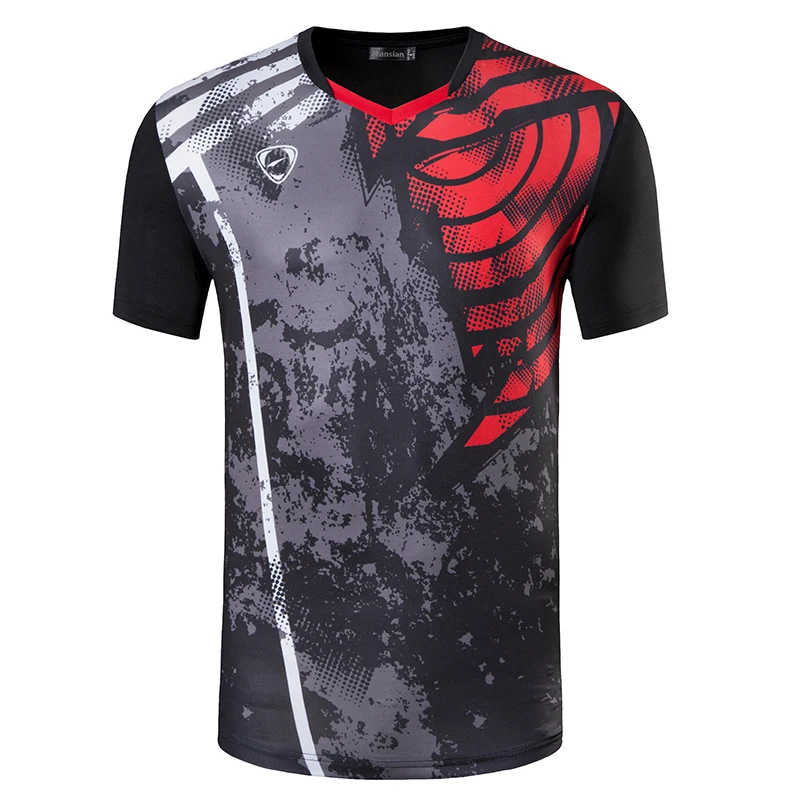 

jeansian men's Designer Sport Tee Shirts T-Shirt Tshirt Quick Dry Fit Fitness Running Workout Printed LSL249