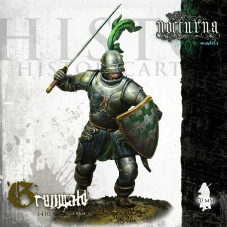 

75MM 1/24 Resin model kits Knights unpainted and unassembled R90G