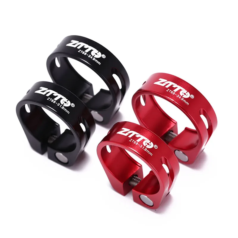 1pc Red Black Bike Seat Post Clamp Ultralight Lock Bicycle Seatposts