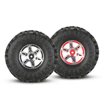 

4Pcs Austar 1.9inch Wheel Rim and Tires for 1/10 RC D90 SCX10 4WD Rock Crawler