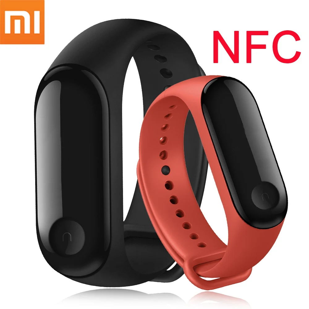 Оригинальный mi Band 3 NFC версия Xio монитор сердечного ритма умный спортивный браслет