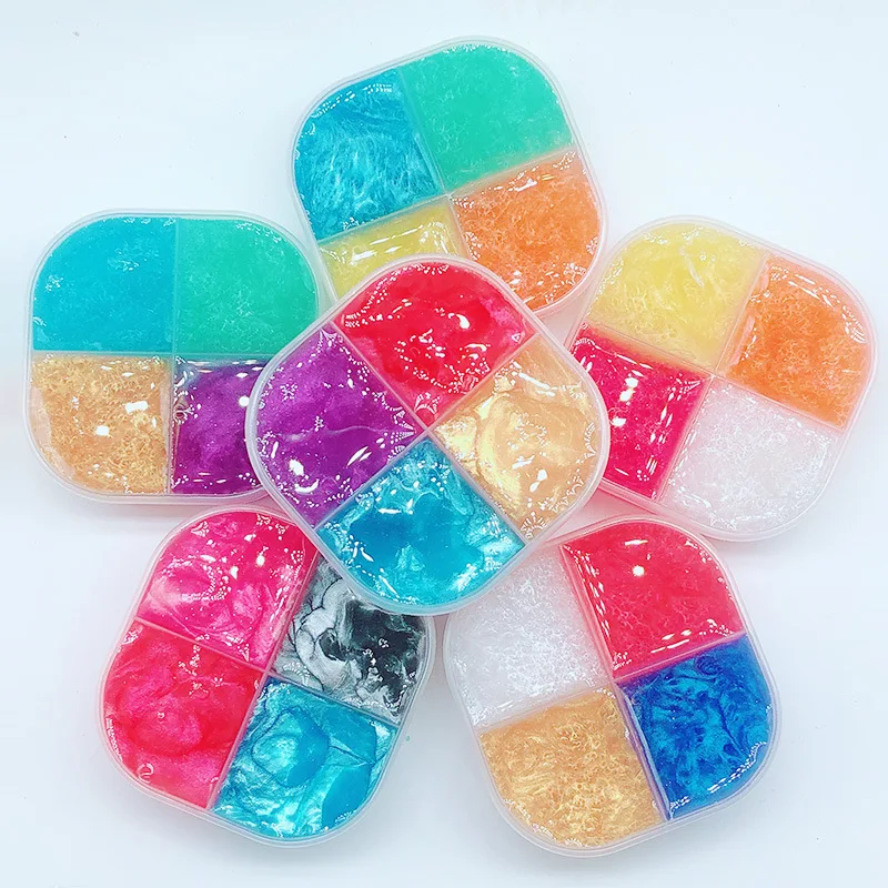 

AFDSWG charms slime Pearlescent foaming color matching, non-mixing pearlescent tent mud flavors for slime ,slime making charms