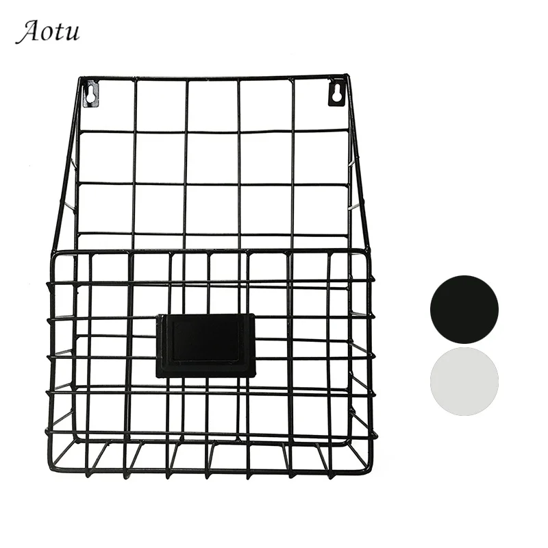 Decorative Wall Shelf Racks Iron Wall Hanging Storage Shelves Racks