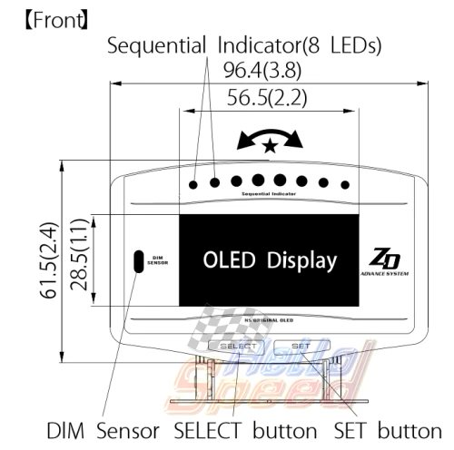 Автоматический манометр DEFI стиль Advance ZD 10 в 1 DF link DF09701 Спортивная посылка OLED цифровой об/мин полный комплект для стайлинга автомобилей HUD