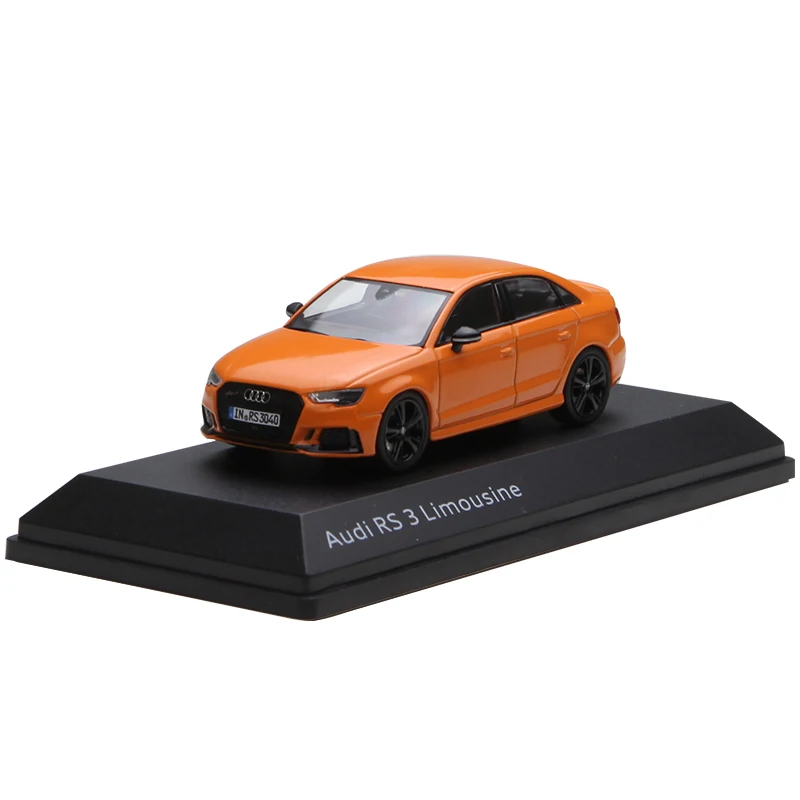 Оригинальный 1/43 специальный литой металлический тонкий Rs3 автомобиль Настольная