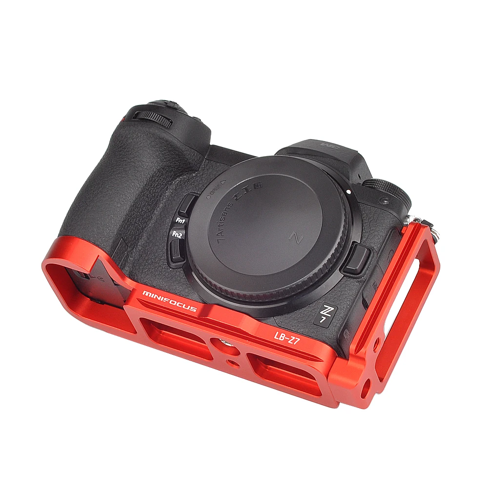 L образный кронштейн красного цвета быстросъемная пластина для камер Nikon Z7 Z6