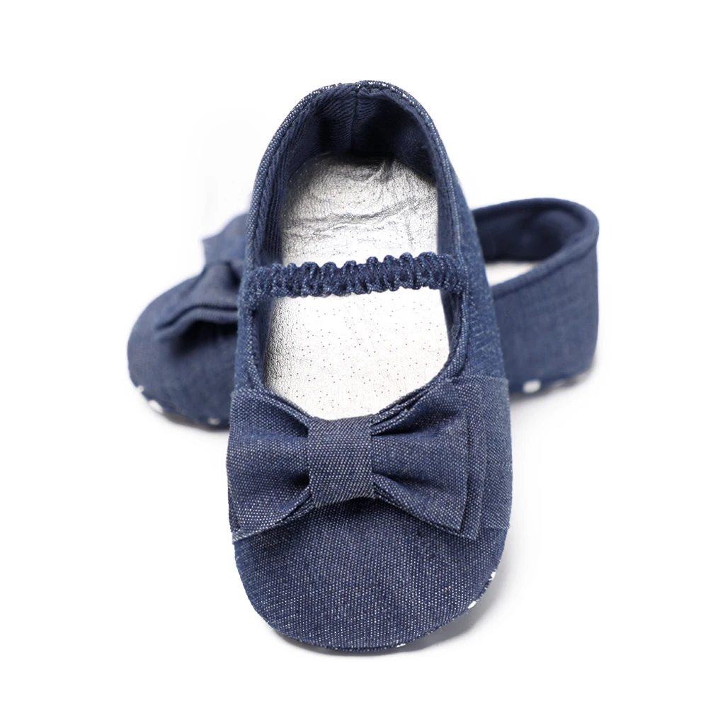 Детские мокасины, милая обувь для новорожденных с бантом-бабочкой, Детские слипоны, обувь для малышей, однотонная нескользящая обувь для малышей, весна-осень