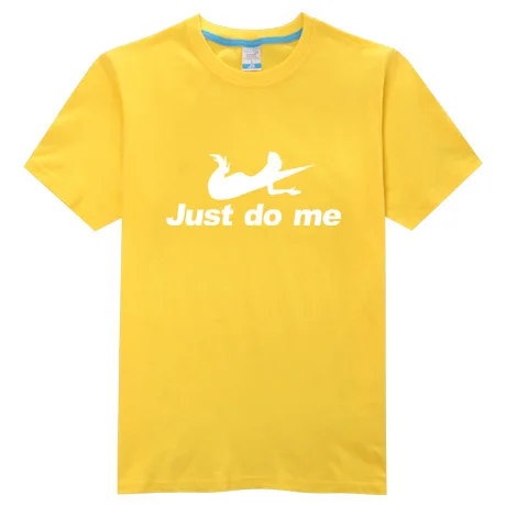 Лидер продаж пародия логотип бренда рубашки Высокое качество лучше прохладной Мужские Оригинальные футболки светился мода мужская одежда Топ продавец желтый - Цвет: 5