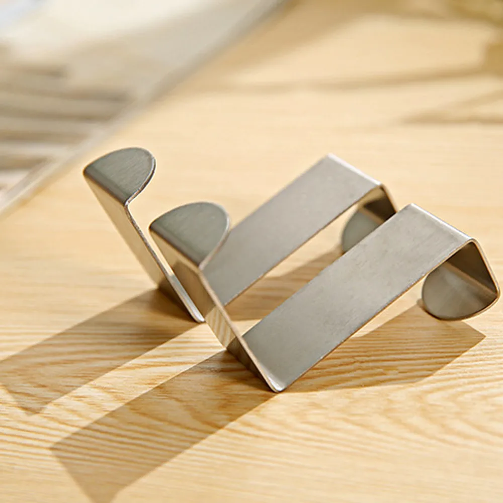 2PC Door Hook Stainless Kitchen Cabinet Clothes Hanger bathroom accessories bathroom accessories banyo aksesuarlari