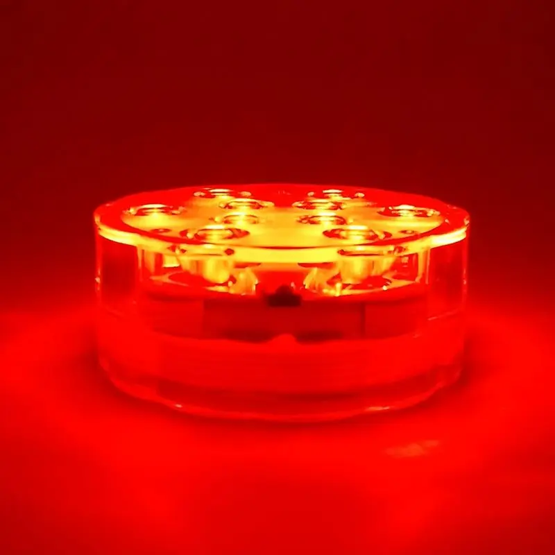 

RGB Colors Hookah Submersible LED Lights For Festive Party Decoration With Infrared Remote Control Vase Lamps Waterproof Lights