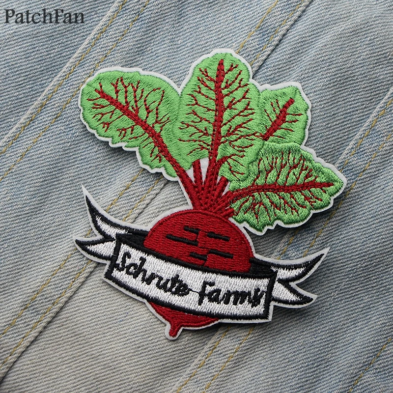 Нашивки с вышивкой в офисном стиле изображением китайской фермы|Заплатки| |