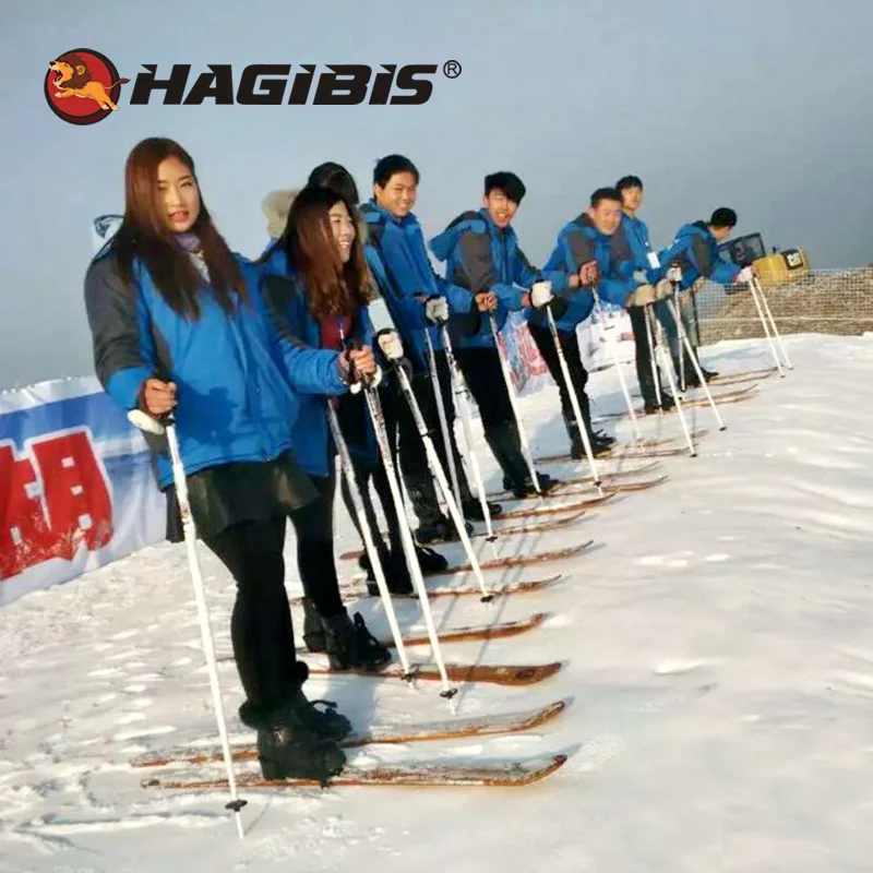 Снежные катышки и палки hagils для начинающих ива деревянный сноуборд 110 см/130 см x 7
