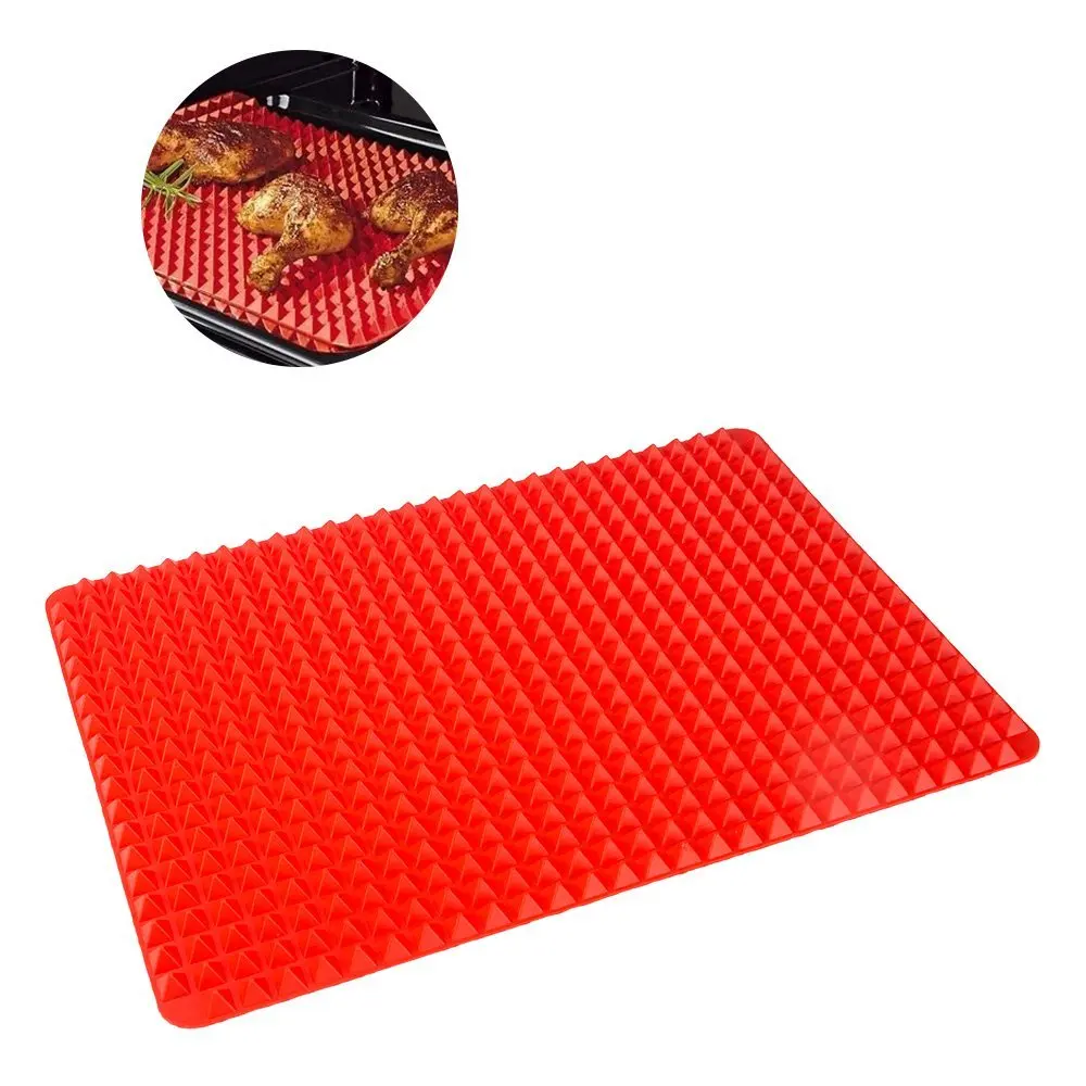 Size39*27cm 1Pc Silicone Baking Mat Mould Meat Pizza Cooking Non Stick