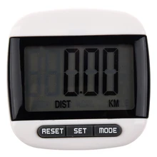 New Multi-function Pedometer Distance Calorie Counter 5 Steps Buffer Error Correction Large LCD Display with Belt