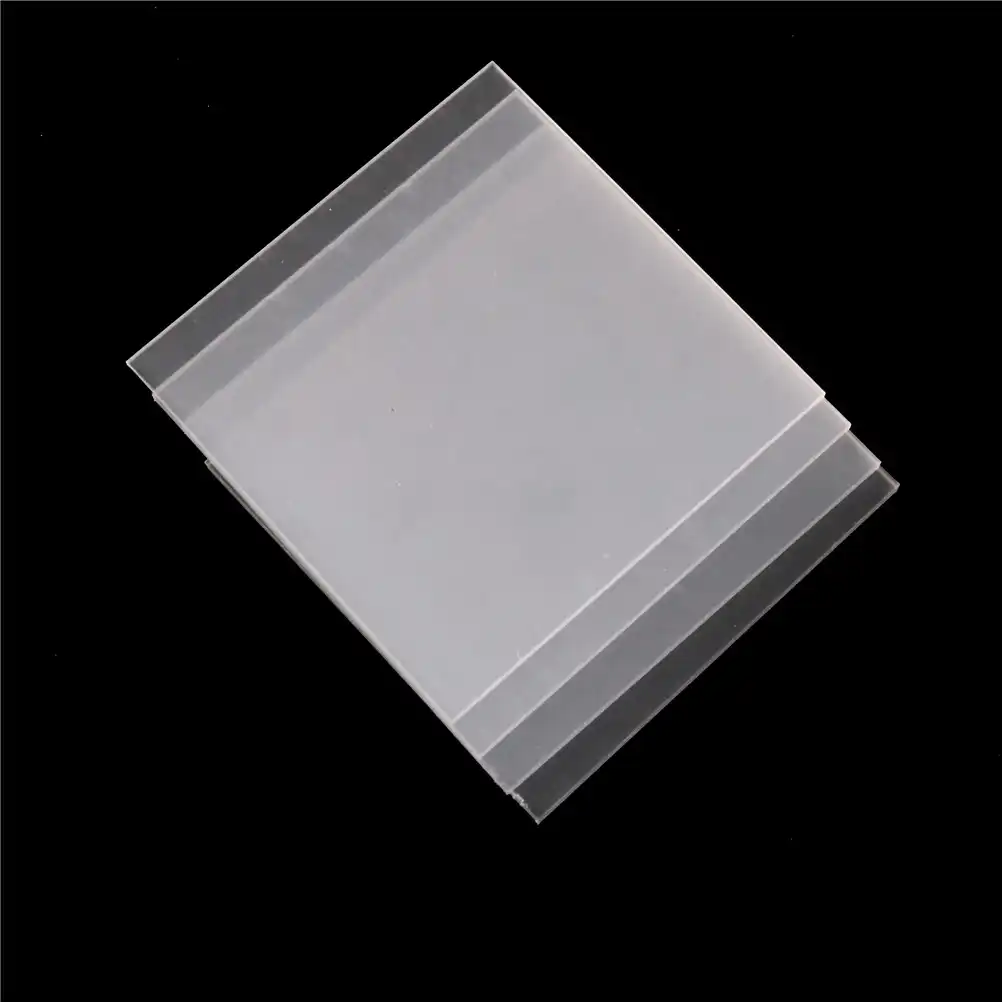 1pcs Colour Clear Plastic Perspex Acrylic Sheet 8x8cm Thickness 2.3mm