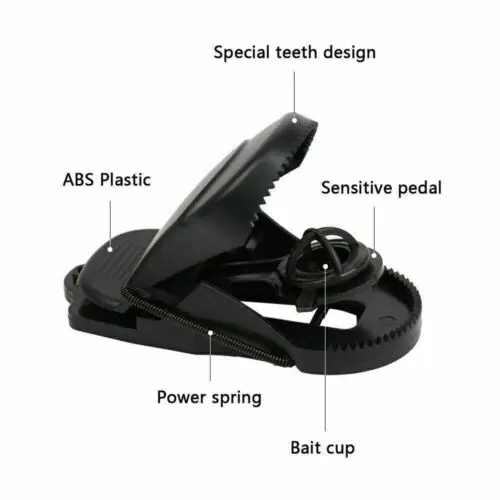 2019 New Mouse Traps Rat Mice Squirrel Killer Snap Trap Power Rodent Heavy Duty Reusable