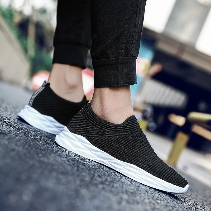 Fires Men Summer Mesh Loafers Black Red Gray Casual Sneakers Slip-on Comfortable Flat Shoes Male Outdoor Light Loafer Shoes Fires Men Summer Mesh Loafers Black Red Gray Casual Sneakers Slip-on Comfortable Flat Shoes Male Outdoor Light Loafer Shoes