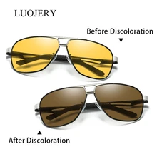 Luxury Aluminum Magnesium Polarized Sunglasses Men Vintage Brand Driving Discoloration Sun Glasses Eyewear Goggles Oculos gafas Luxury Aluminum Magnesium Polarized Sunglasses Men Vintage Brand Driving Discoloration Sun Glasses Eyewear Goggles Oculos gafas
