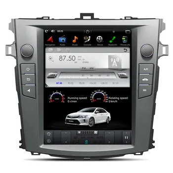 

10.4" Tesla Android 10 7.1 Fit TOYOTA Corolla 2007 2009 2010 2011 2012 AUTO A/C Car DVD Player Navigation GPS Radio