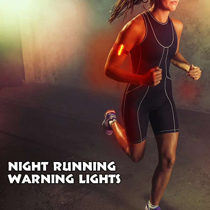 

LED Safety Light For Runners Hiking Camping Hunting Fishing Walking Taillight