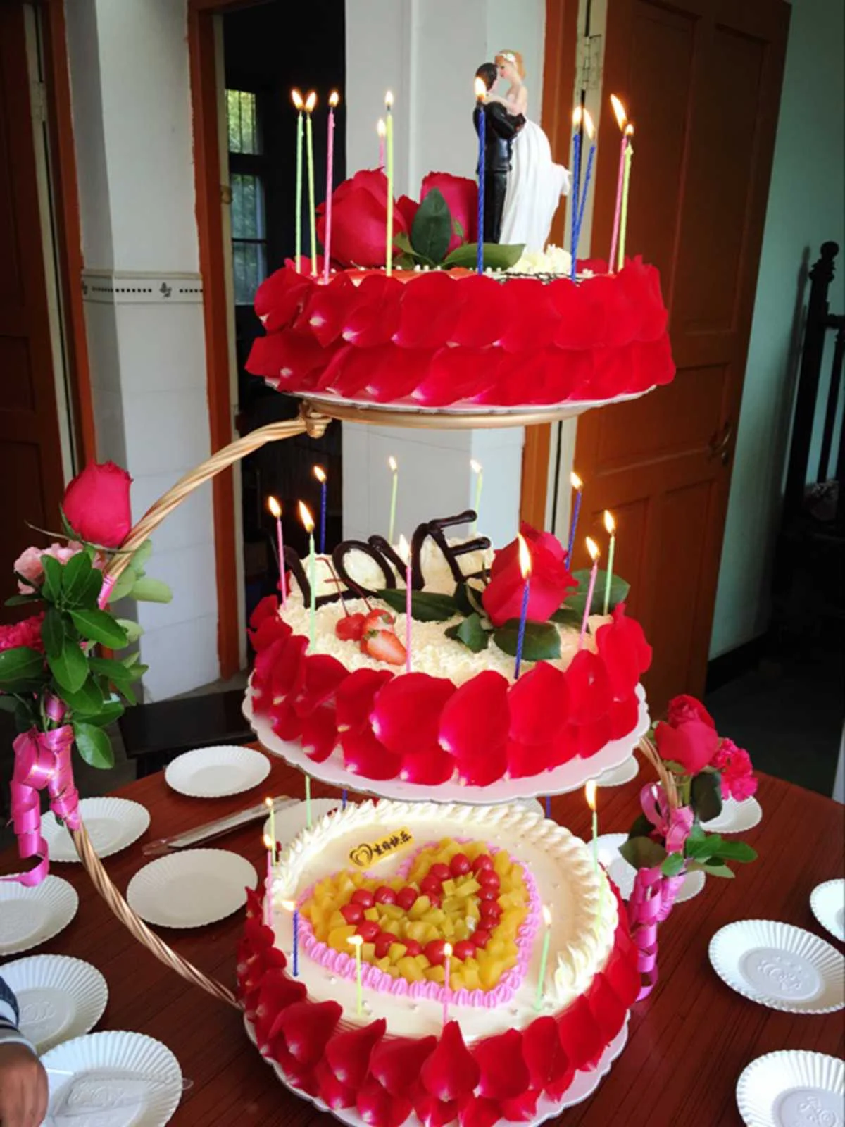 4 цвета, креативная подставка для торта, для свадьбы, дня рождения, торта, металлический дисплей, держатель для десерта, кекса, печенья, для дома, кухни, инструмент для выпечки