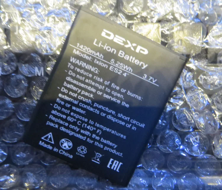 

3.8V batteries Rechargeable Li-ion Li-polymer Built-in lithium polymer battery for DEXP IXION ES2 4"