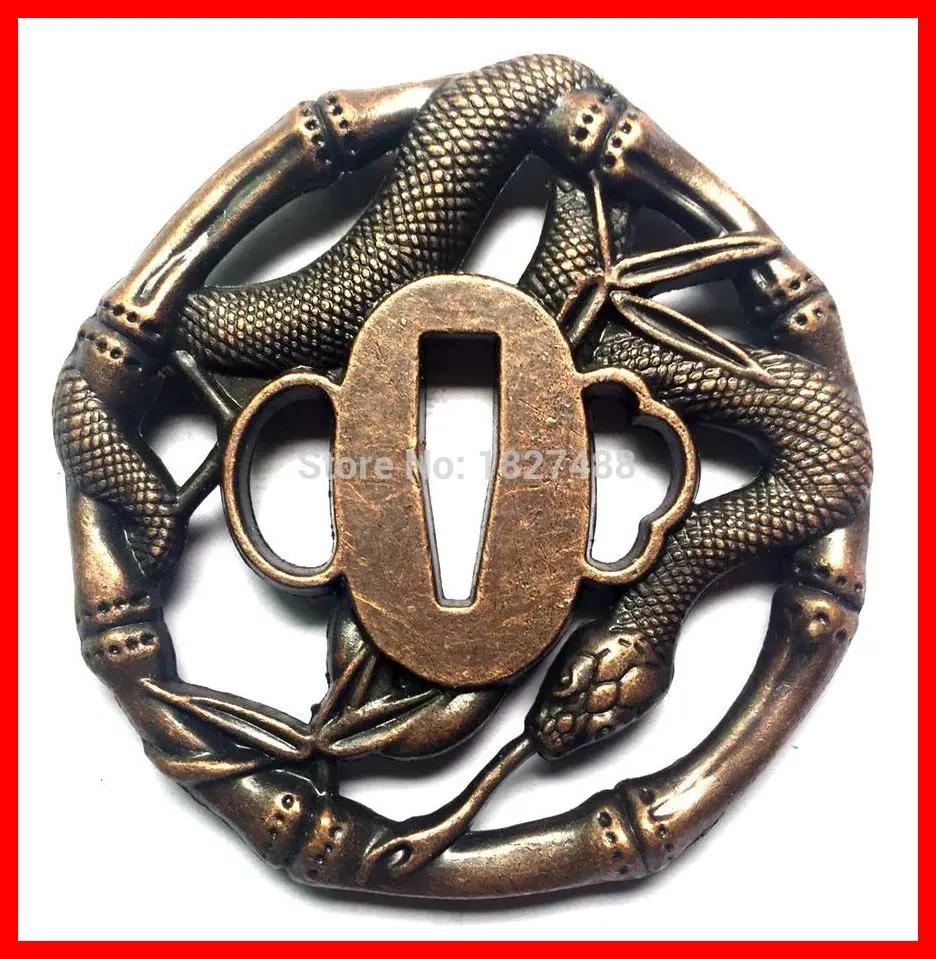 Japanese Sword Accessories Alloy Tsuba Guard For Katana Wakizashi Tanto