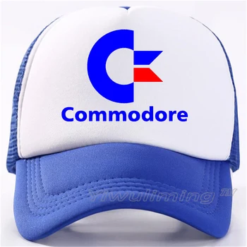 

New Summer Trucker Caps commodore 64 Cool Summer Black Adult Cool Baseball Mesh Net Trucker Caps Hat for Men Adjustable