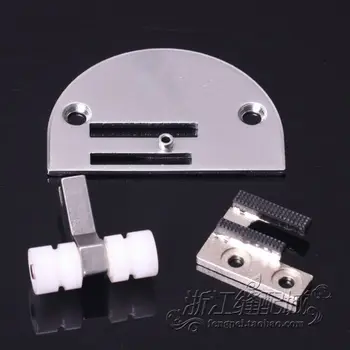 

K-1 Industrial Sewing Gauge Set Include The Needle Plate Dental Mold Roller Presser Foot Template Quality Steel Small Hole