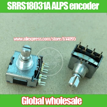 

2pcs SRRS18031A ALPS encoder potentiometer / 2 * 4 feet 8 handle length 15MM flower axis