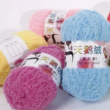 

1pcs Super Soft Smooth Chunky Acrylic Double Knitting Wool Yarn ColorfulSkein Ball Yarn For DIY Knitting Craft Baby Clothes Hat