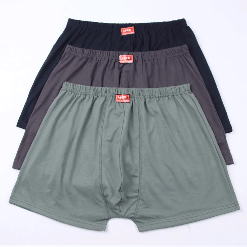 10Pcs Male Underwear Mens Boxer Men's Underpants For Men Panties Shorts 100% Cotton Comfortable Cuecas Soft Boxer Plus size 3XL 4