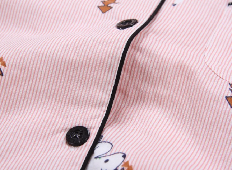 women pink double yarm cotton sleepwear (6)