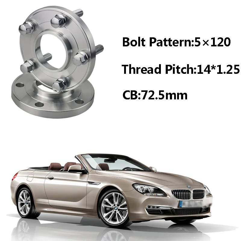 2 шт. 5x120 72.5CB центральный колесный концентратор M14 * 1 25 болты для BMW F12 F11 F21 F15 F34 F02 F03