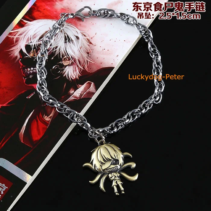 

Tokyo Ghoul Kaneki Ken Bracelet Uta Kamishiro Rize Juzo Suzuya Bracelet Zinc Alloy Kirishima Touka Toys Brinquedos