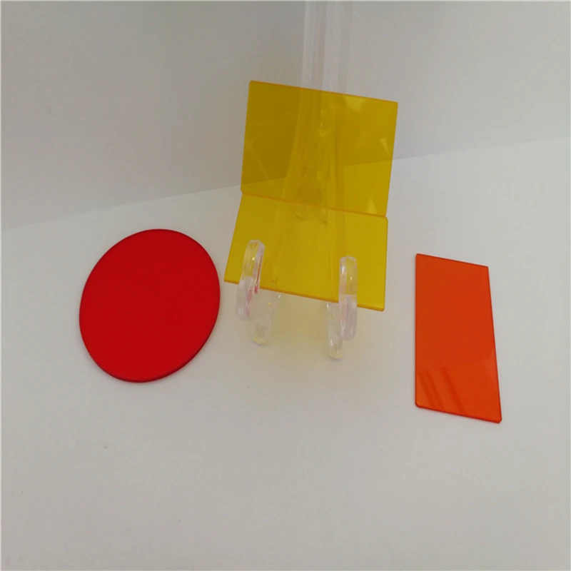 

Short delivery 580nm GG580 O-58 Orange optical filters