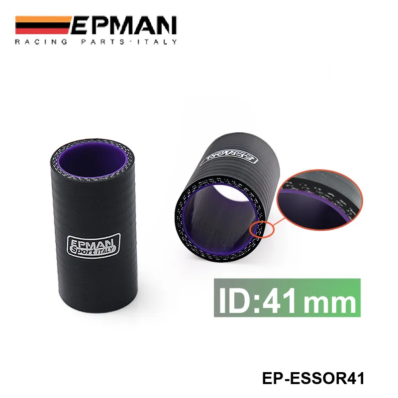

1.61" 41mm 4-Ply Silicone Intercooler Turbo Intake Pipe Coupler Hose BLACK For BMW MINI COOPER S JCW W11 R52 EP-ESS0R41