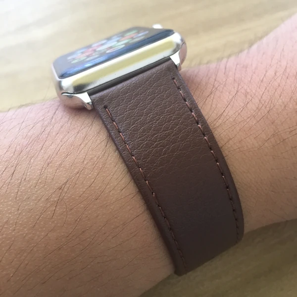 Удобная Петля из кожи для часов Apple Watch Band 42 мм 38 мм 40 мм ремешок 44 мм для iWatch Band series 4 3 2 1 series 5