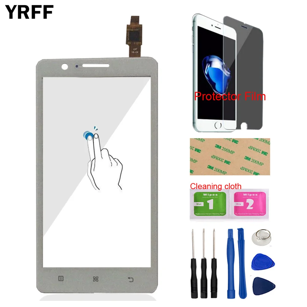 Переднее стекло YRFF 5 0 дюйма для телефона Lenovo A536 536 сенсорный экран дигитайзер
