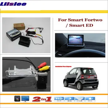

Auto Camera For Smart Fortwo Smart ED Car Rear Camera 4.3" TFT LCD Screen Monitor Back Up Parking System