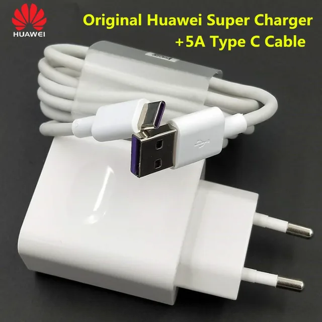 Original HUAWEI P20 P10 Plus/MATE 9 10 Pro/Honor 10 Supercharge USB Fast Charger 5V 4.5A EU