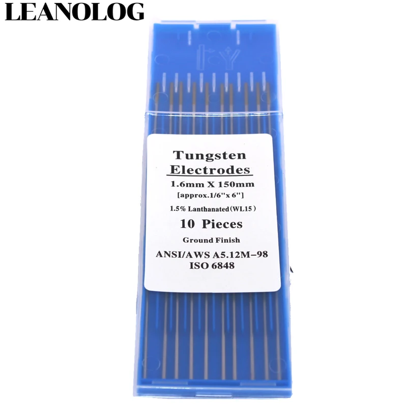 Gold head Tungste Electrode 1.6/2.0/2.4/3.0/3.2/4.0X150mm TIG Tungsten Needle/Tungsten Rod/Solder Pin 10pcs