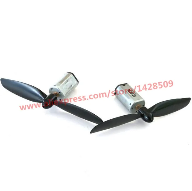 2 set hight quanlity metal Micro 3.7V DC-motor with Black Propeller Model Airplane Motor | Игрушки и хобби