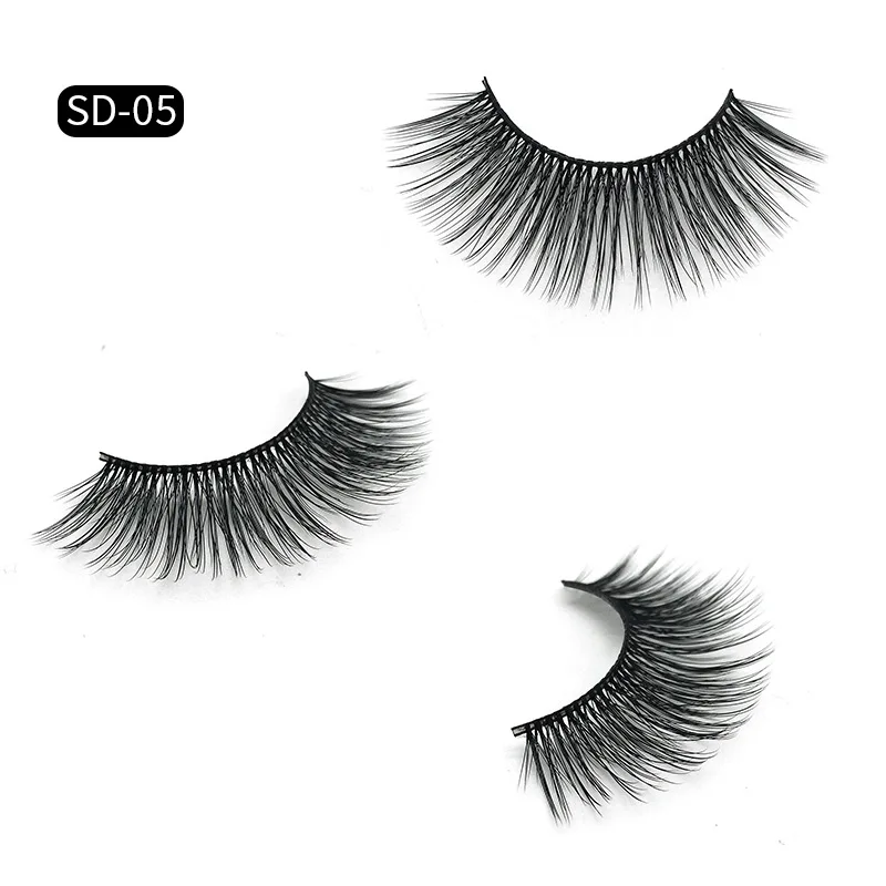 Wholesale Eyelashes 50Pairs 3D Mink Lashes Luxury Hand Made Mink Lash Long Lasting Volume Lashes Extension False Eyelashes Free