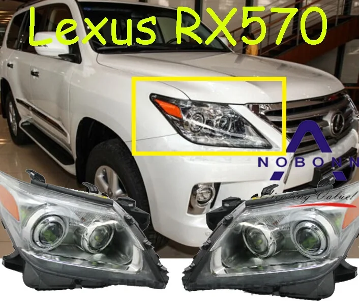 car styling,Lexu LX570 headlight,Free ship!I LX570 fog,LX570 head lamp