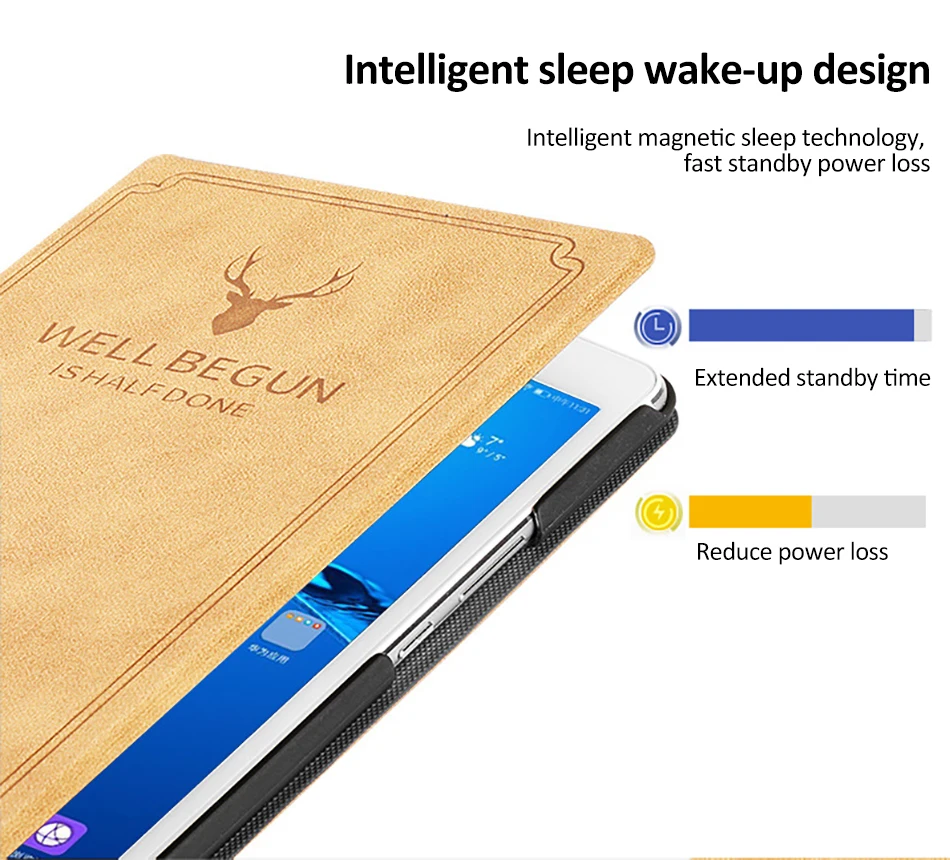 PC Smart Cover Funda Shockproof Hard Shell Slim Magnetic Protective Back Cover For Xiaomi MiPad 4 Auto Sleep Wakeup Case Capa (5)