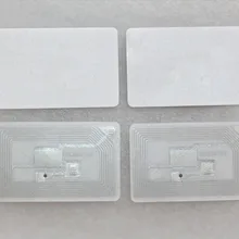 40*25 мм RFID бумажных бирок, RFID IC наклейки F08 чип 13,46 МГц ISO14443A