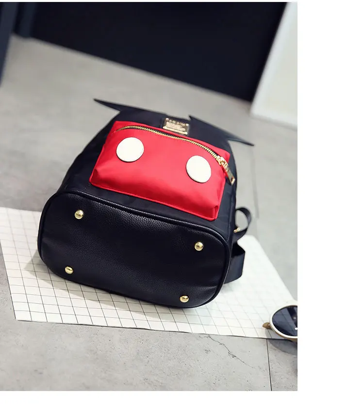 Disney Mickey mouse lady cartoon Backpack women Backpack New Cute girl student bag for school bag