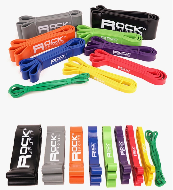 Resistance Band 9 Levels Available Latex Gym Strength Training Rubber